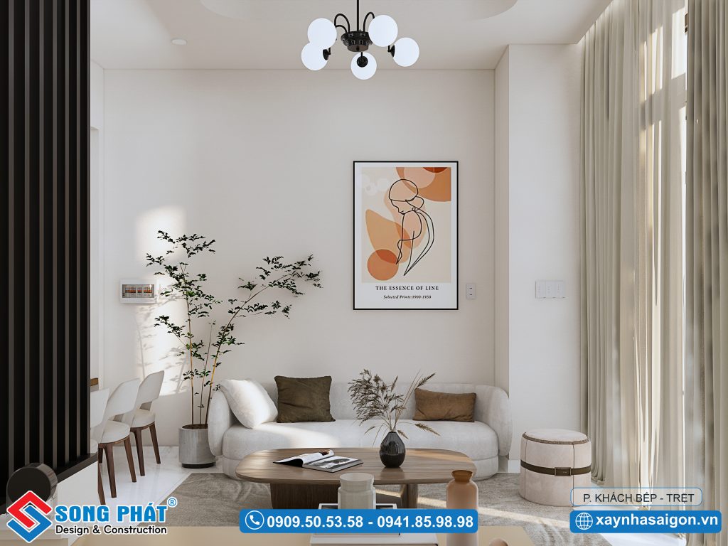 Hệ cửa kính lớn tối ưu ánh sáng vào không gian