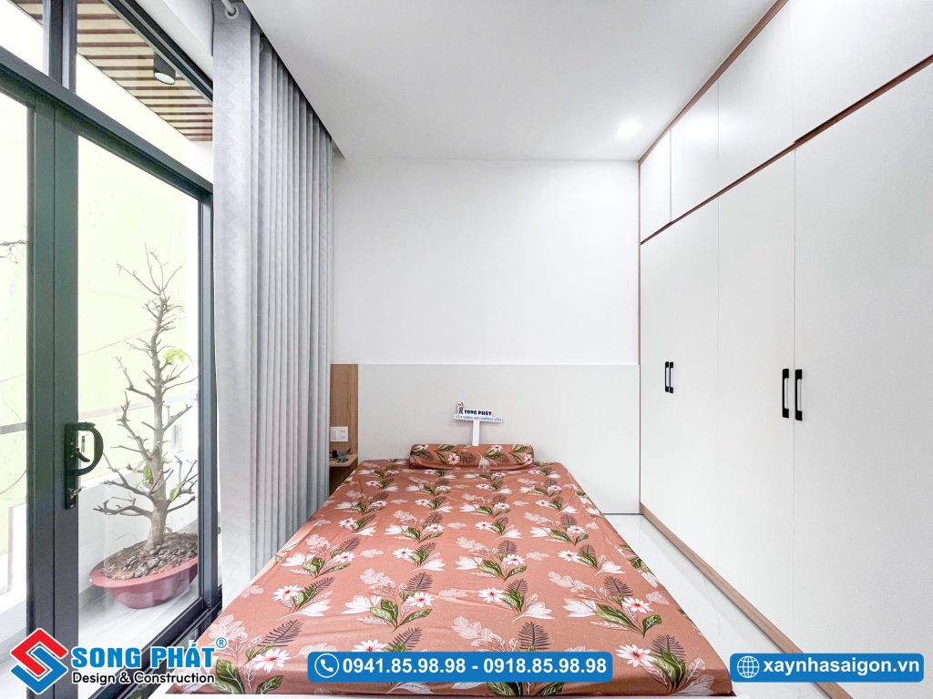 Không gian được bố trí gọn gàng nhằm tối ưu diện tích sử dụng.