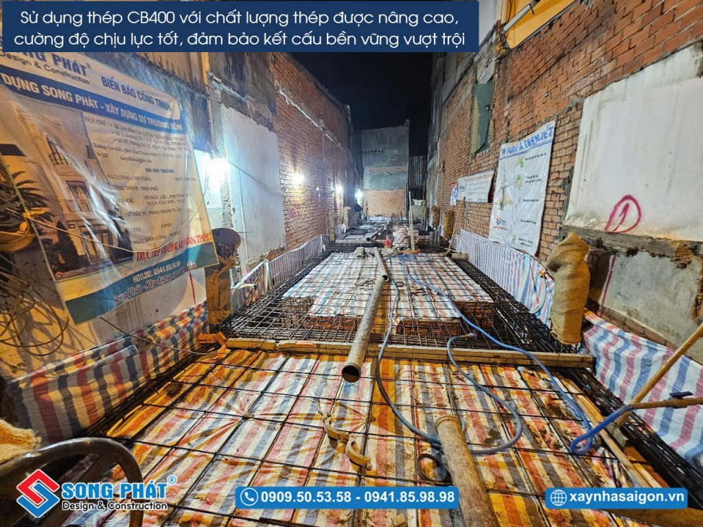 18/04 Hoàn thiện đi thép móng – sàn trệt