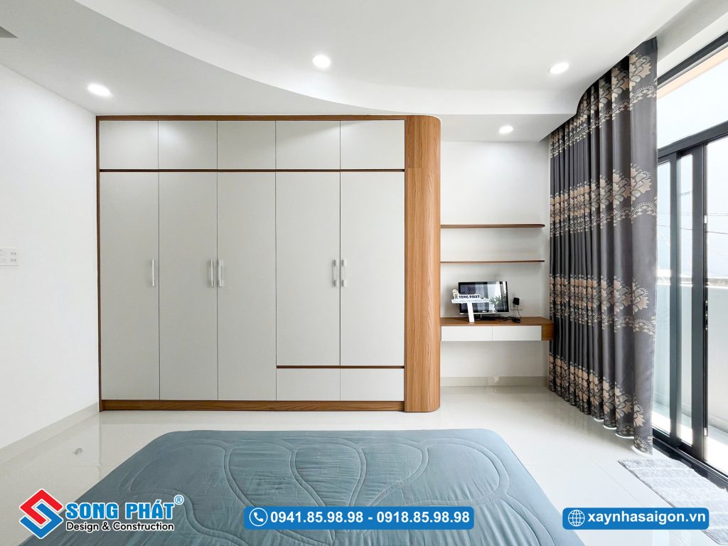 Tủ quần áo kịch trần tối ưu không gian sử dụng