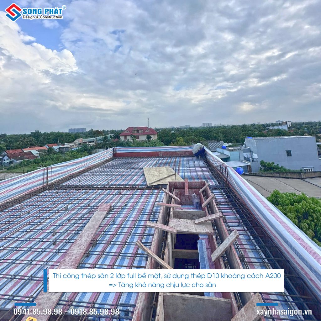 28/07 Hoàn thiện đi thép sàn mái