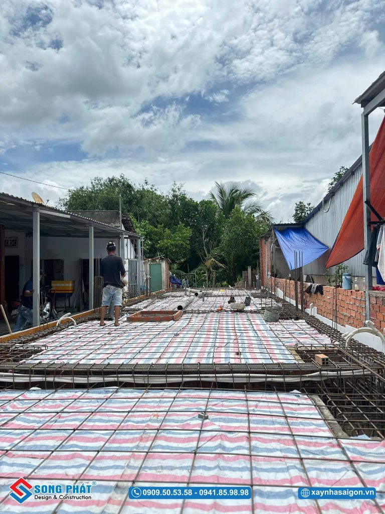 09/06 Hoàn thiện đi thép móng – sàn trệt