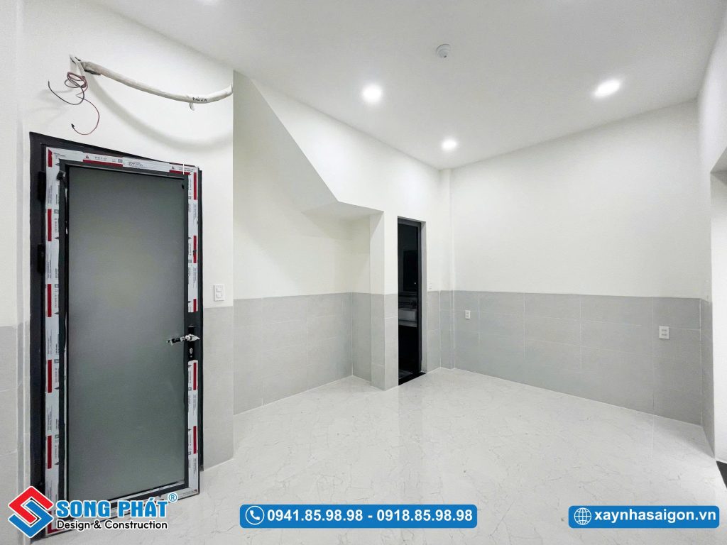 Không gian phòng dễ vệ sinh và bảo trì