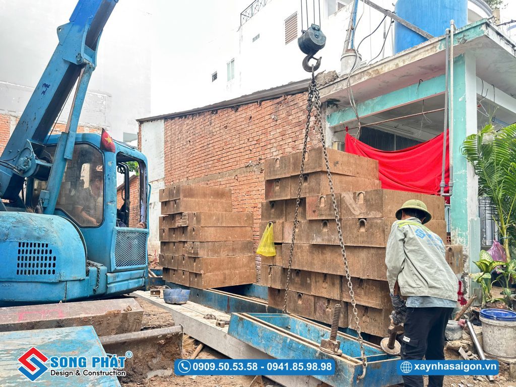 27/05 Thi công ép cọc