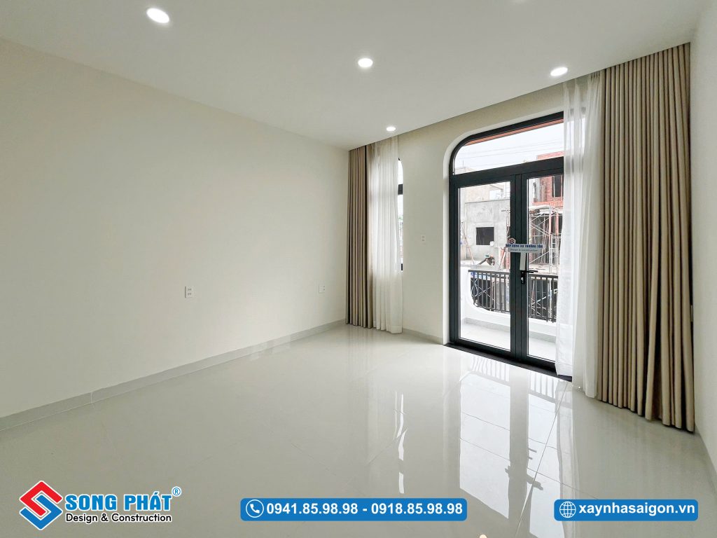 Không gian phòng ngủ phía trước lầu 2