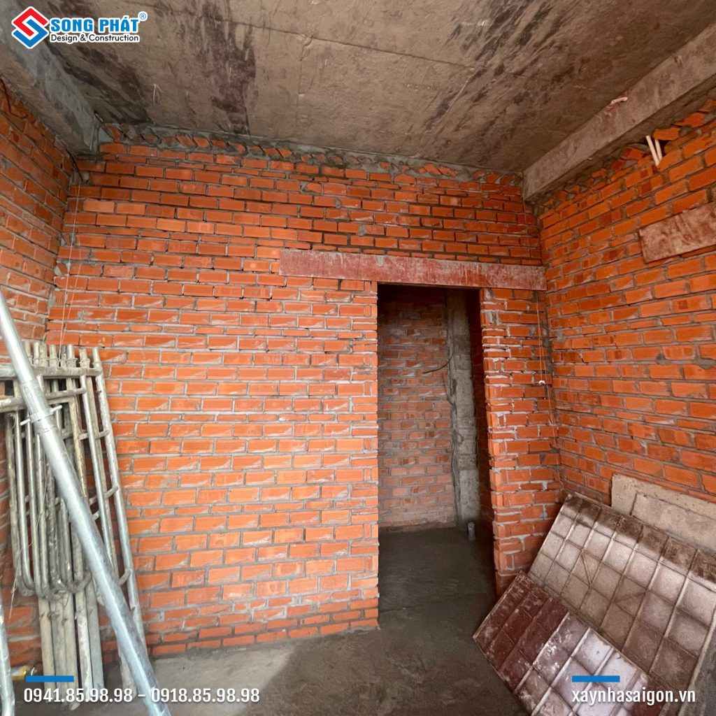 16/12 Xây tường ngăn lầu 1 – 2