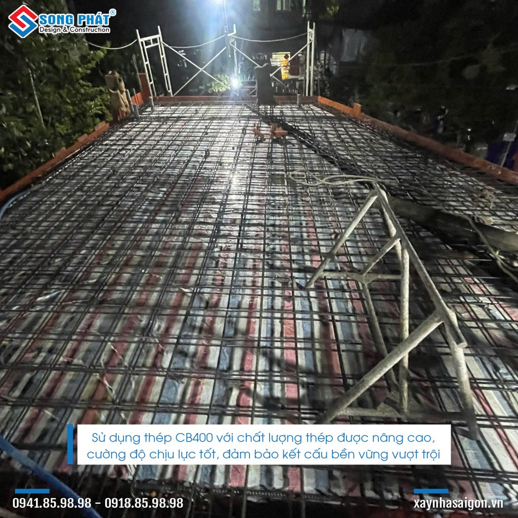 29/10 Hoàn thiện đi thép sàn lầu 1