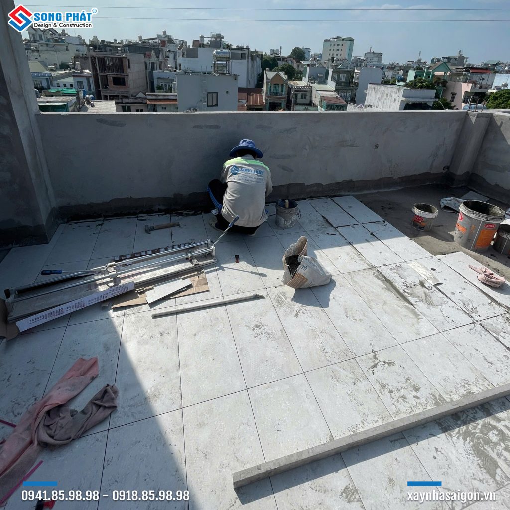 29/11 Ốp lát nền sân thượng
