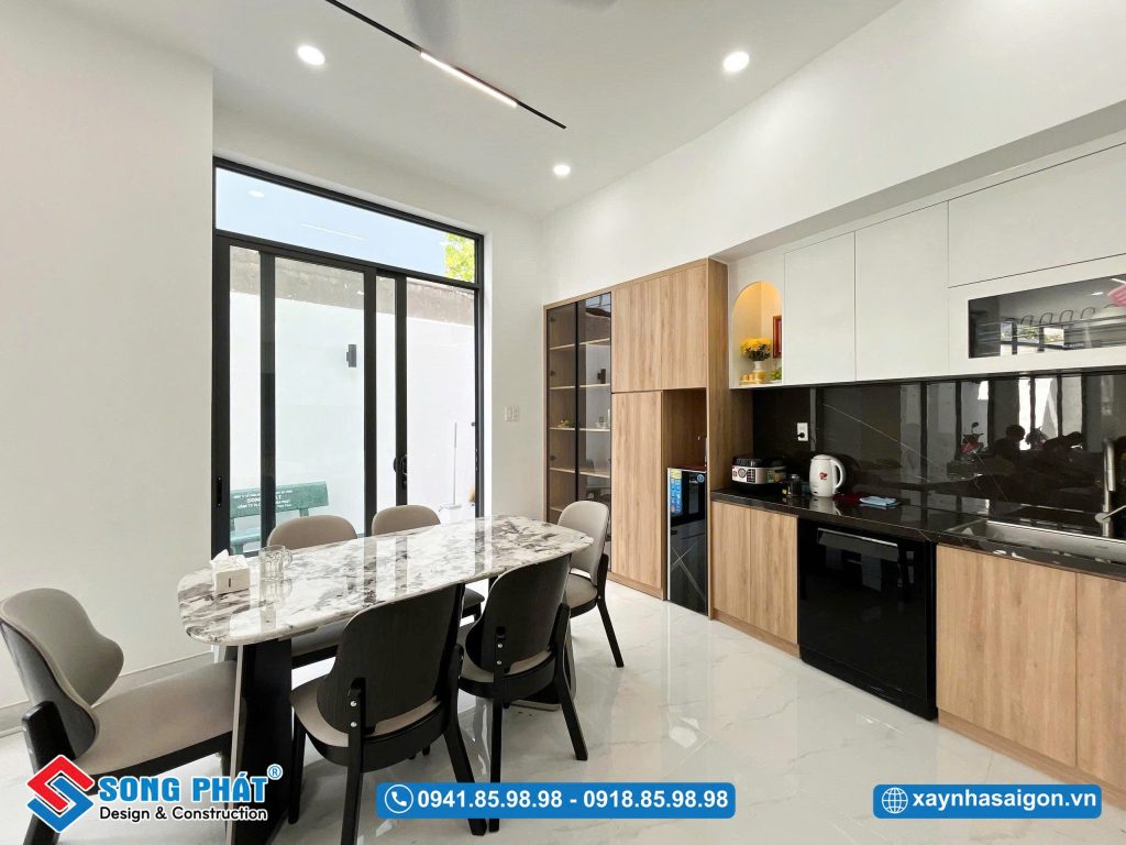 Bếp đảm bảo sự thông thoáng khi sử dụng.