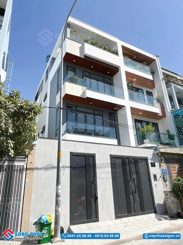 Mặt tiền đảm bảo sự cân đối giữa thẩm mỹ và công năng