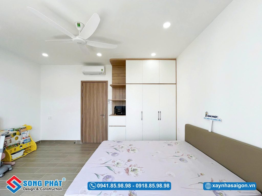 Bố trí nội thất đáp ứng nhu cầu sinh hoạt cá nhân.