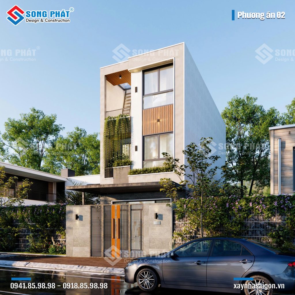 Phương án mặt tiền gia đình anh Tần đã chốt