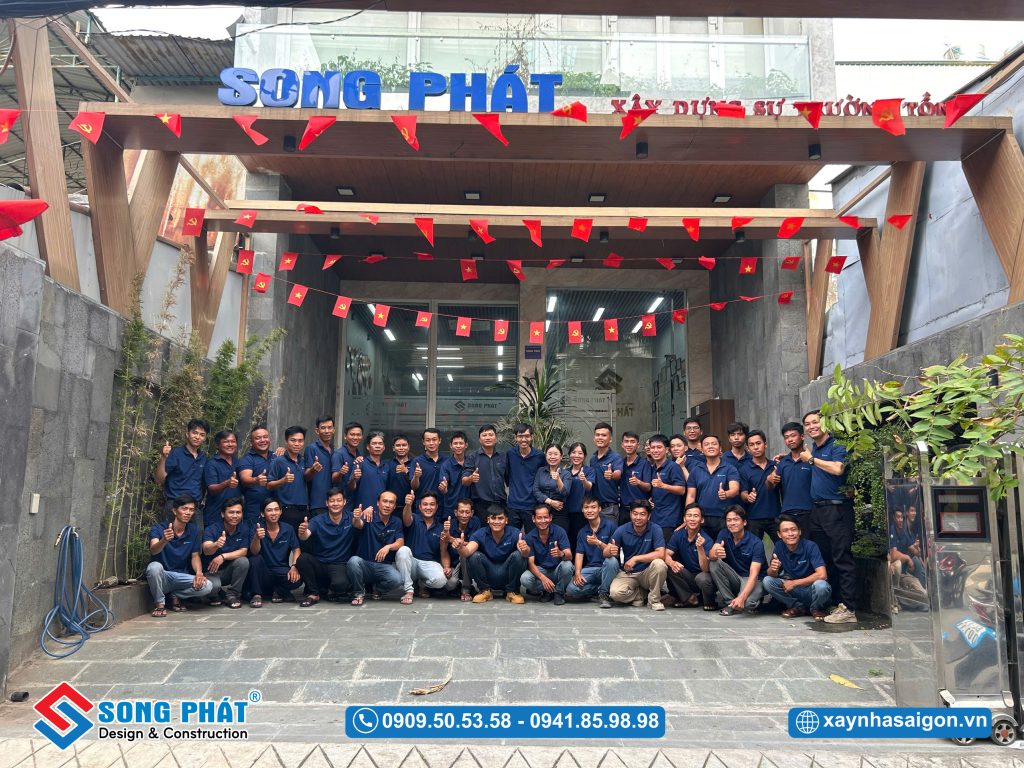 100% công trình do đội ngũ Song Phát thực hiện, không giao khoán, không bán thầu