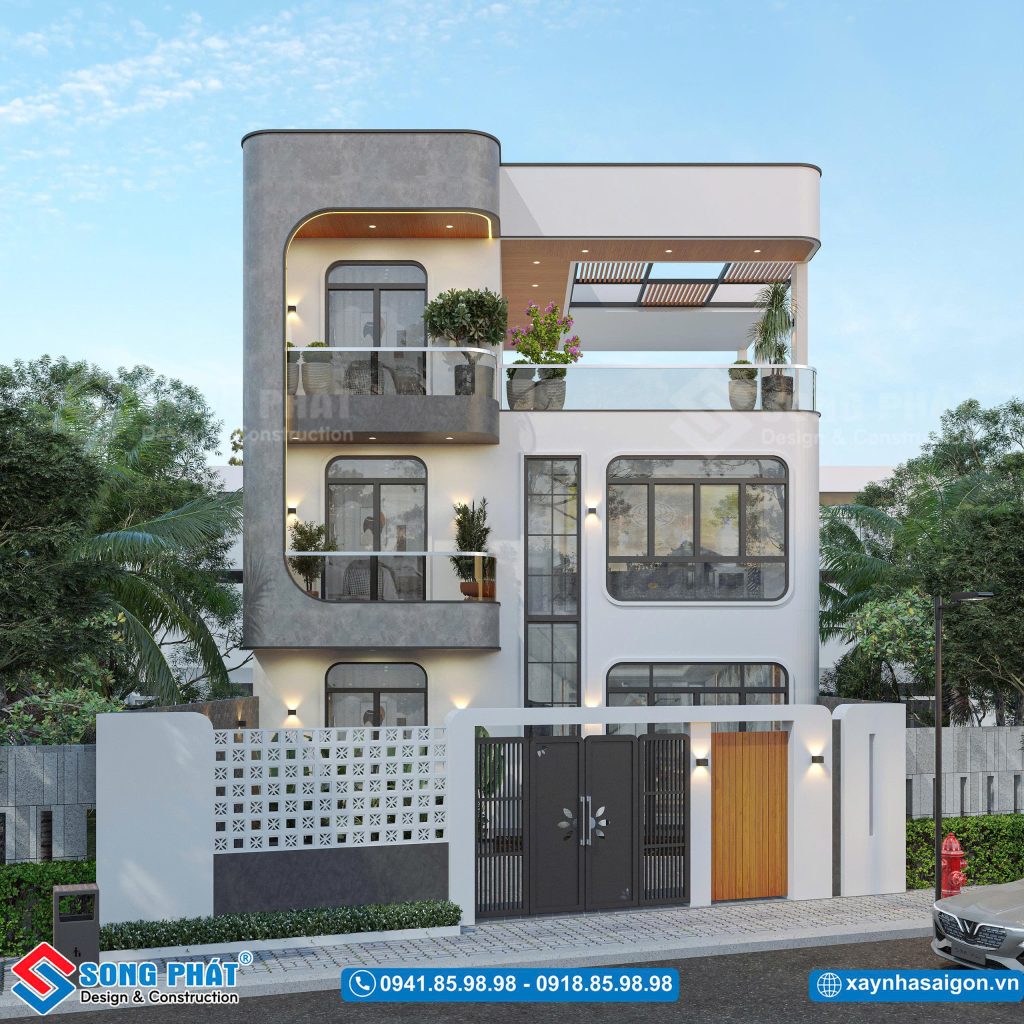 Phương án mặt tiền gia đình anh Tấn đã chốt để tiến hành thi công
