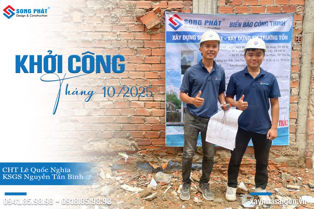 Đội ngũ Song Phát trong buổi lễ khởi công