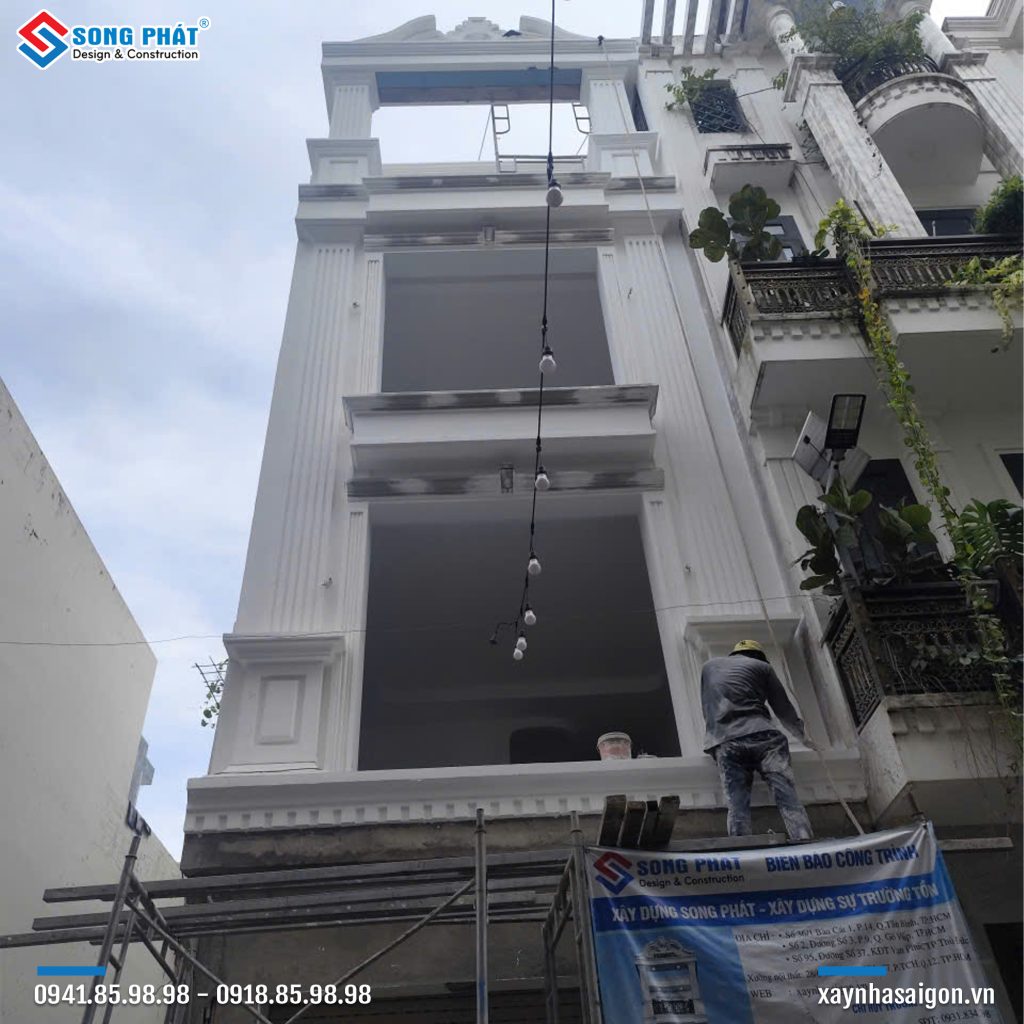 08/09 Thi công sơn nước