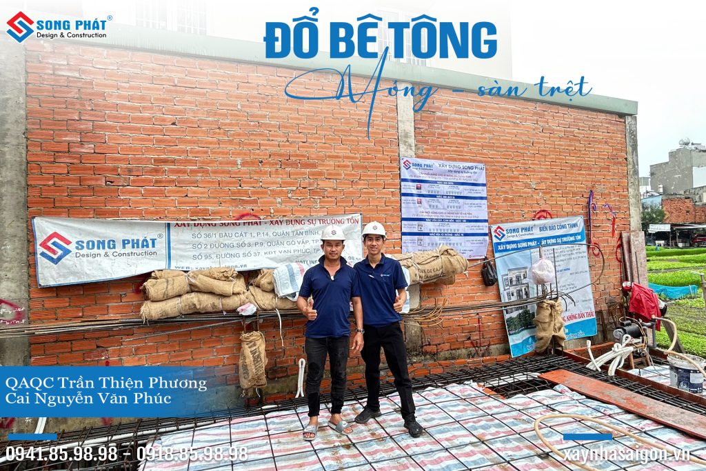 Đội ngũ Song Phát nghiệm thu thép 