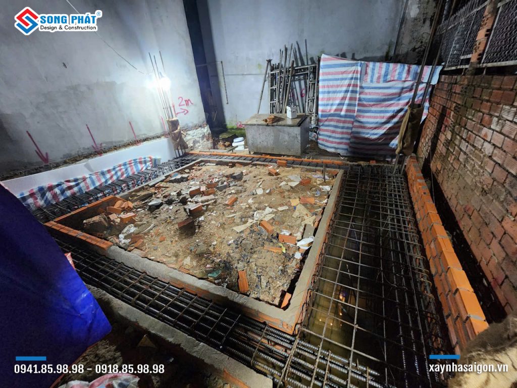 31/10 Hoàn thiện đi thép móng 