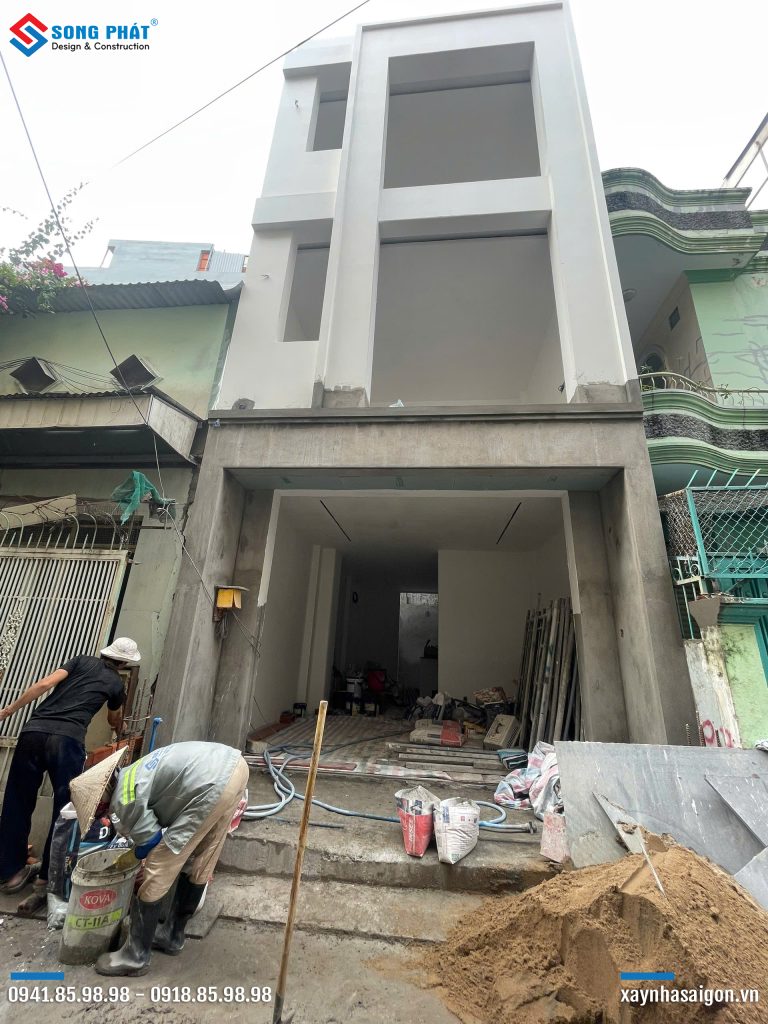 25/10 Thi công xả bột 