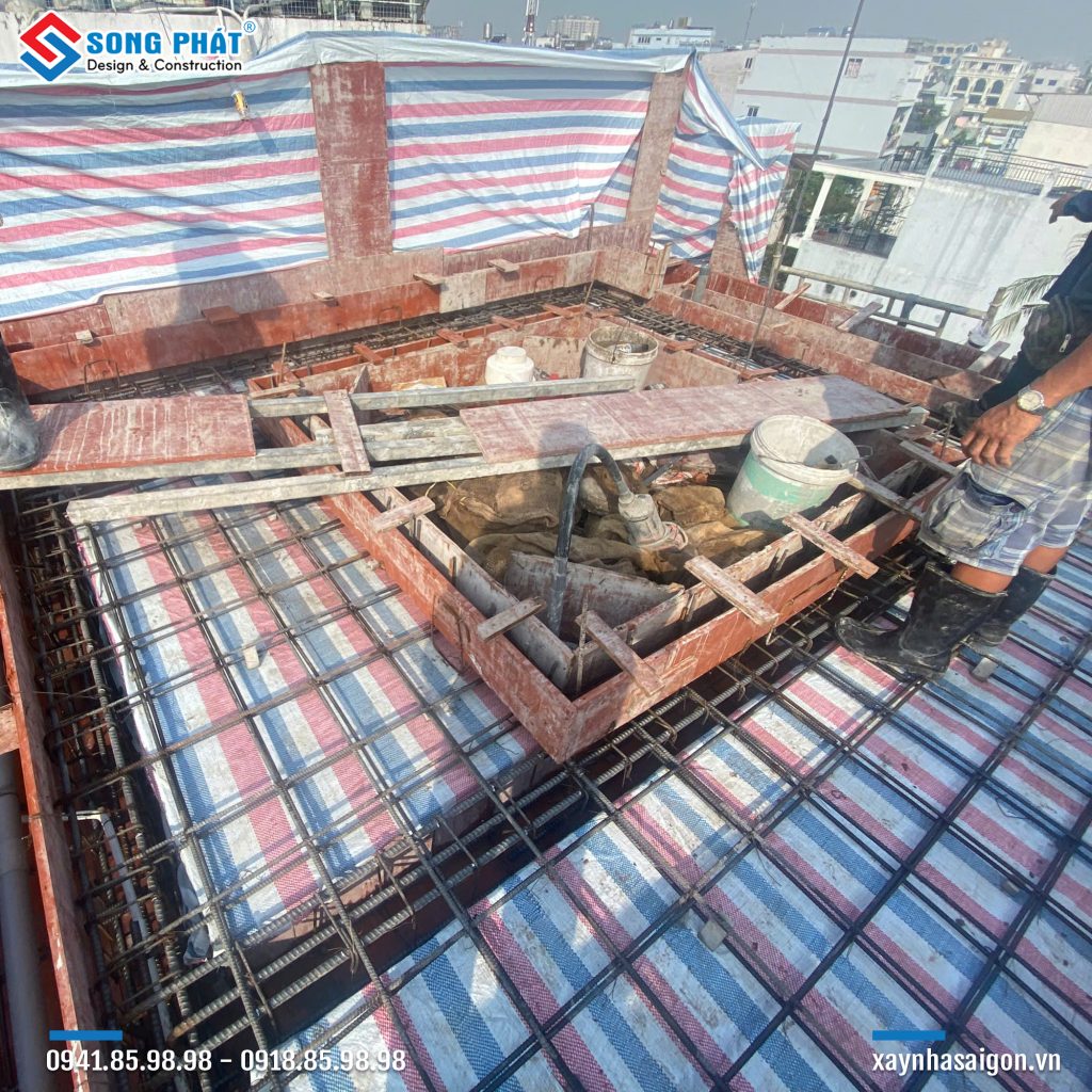 15/11 Hoàn thiện đi thép sàn mái