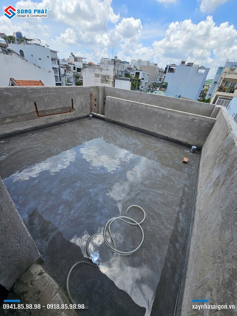 09/10 Test nước sân thượng sau 