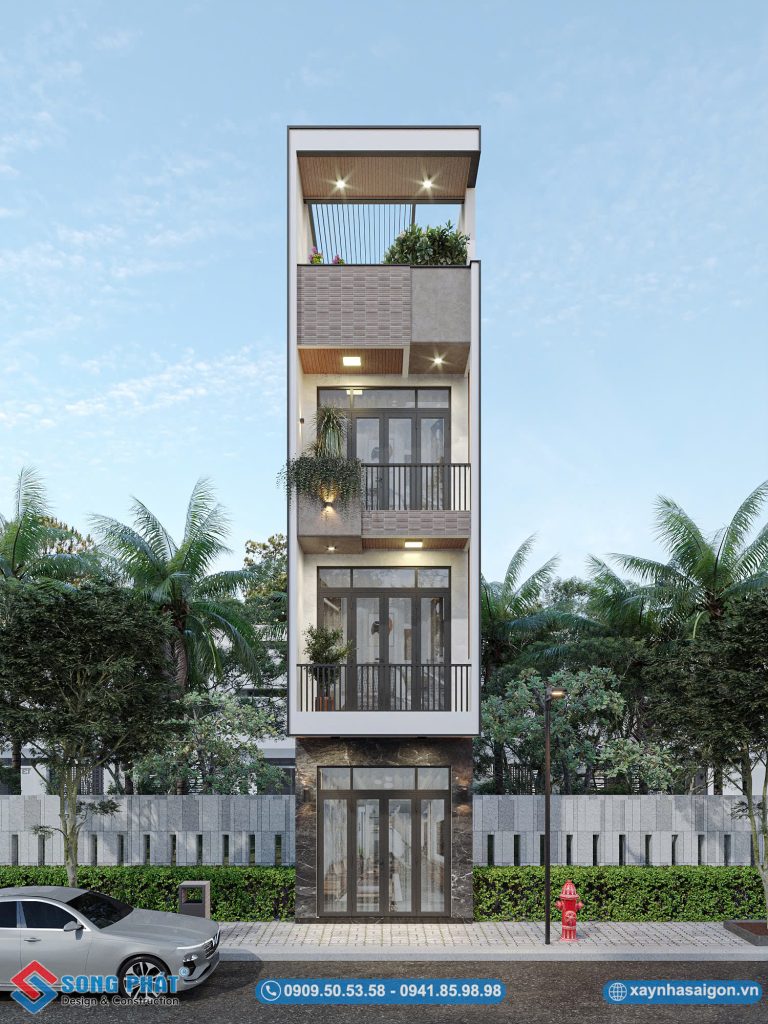 Phương án mặt tiền gia đình anh Huy đã chốt