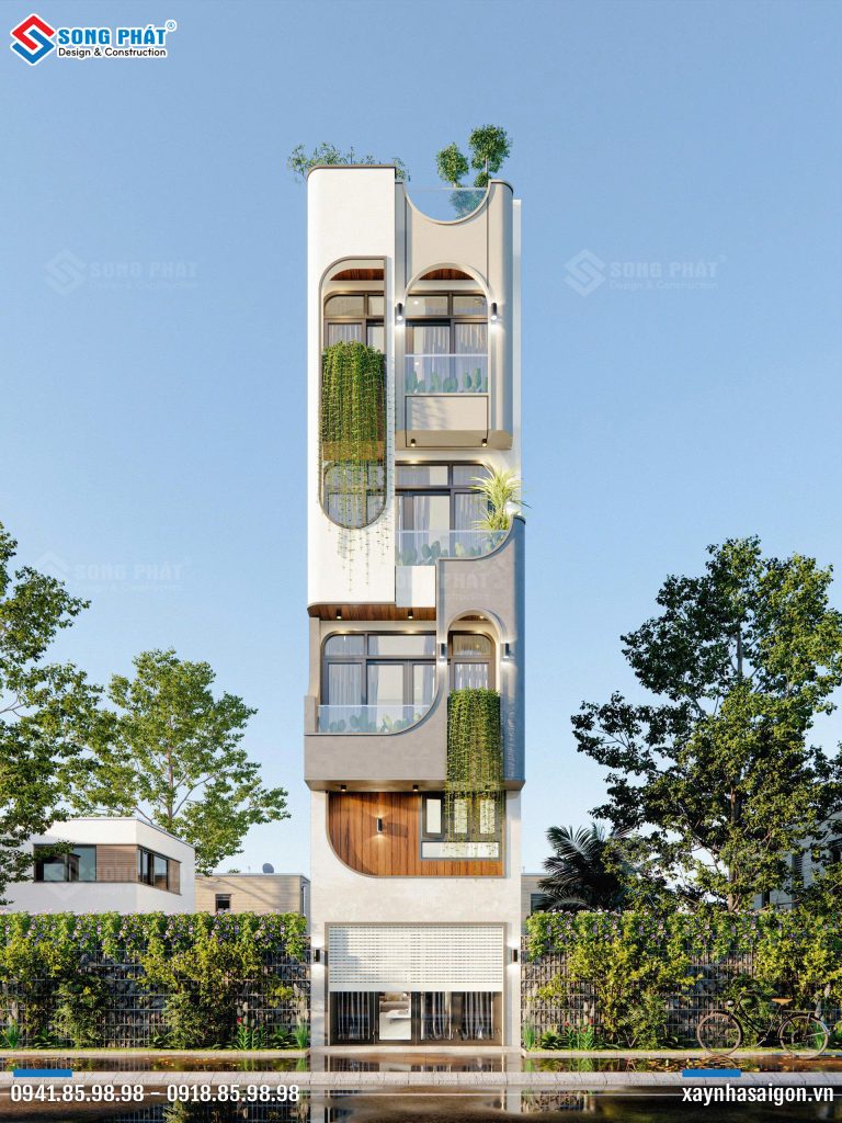 Phương án mặt tiền gia đình anh Hùng đã chốt