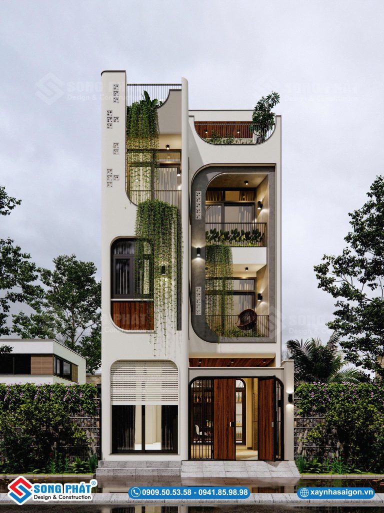 Phương án mặt tiền gia đình anh Nguyên đã chốt