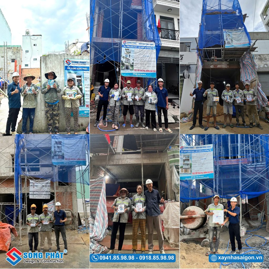 Các kỹ sư Song Phát "Tặng hành trang nhỏ - nuôi ước mơ lớn" đến con em thợ nhân dịp ngày khai trường