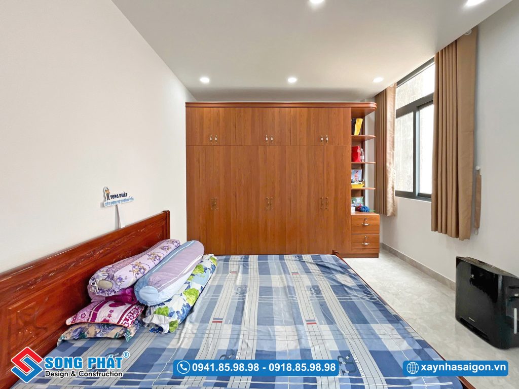 Thiết kế phòng ngủ linh hoạt cho từng thành viên.