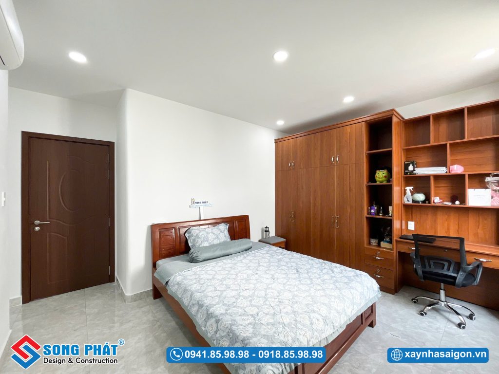 Không gian được xử lý ánh sáng phù hợp với mục đích nghỉ ngơi.