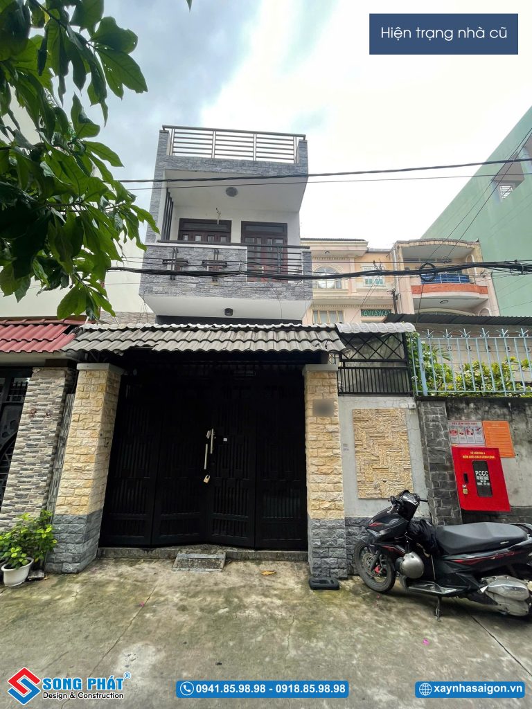 Song Phát tiến hành khảo sát hiện trạng nhà phố gia đình chị Phượng