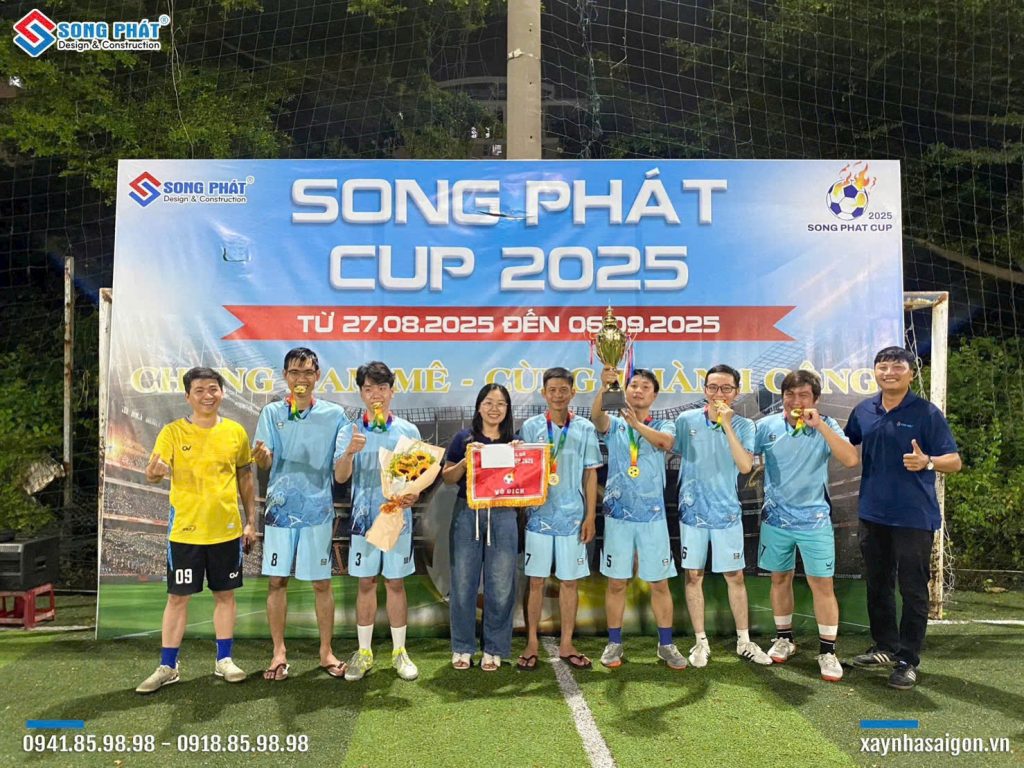 Vô địch Song Phát CUP 2025 gọi tên One Goal FC