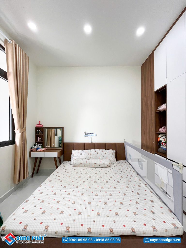 Diện tích phòng ngủ được phân bổ hợp lý theo công năng.