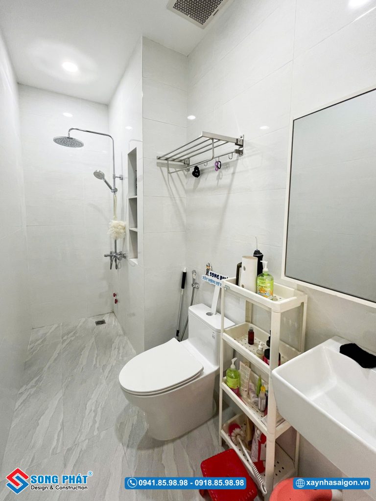 Khu vệ sinh được bố trí tại các vị trí thuận tiện cho sử dụng.