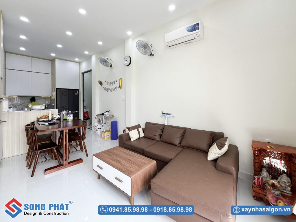 Không gian đủ rộng để đáp ứng nhu cầu sinh hoạt chung của gia đình.