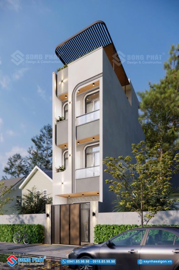 Hệ lam sắt sân thượng tăng tính thẩm mỹ cho không gian