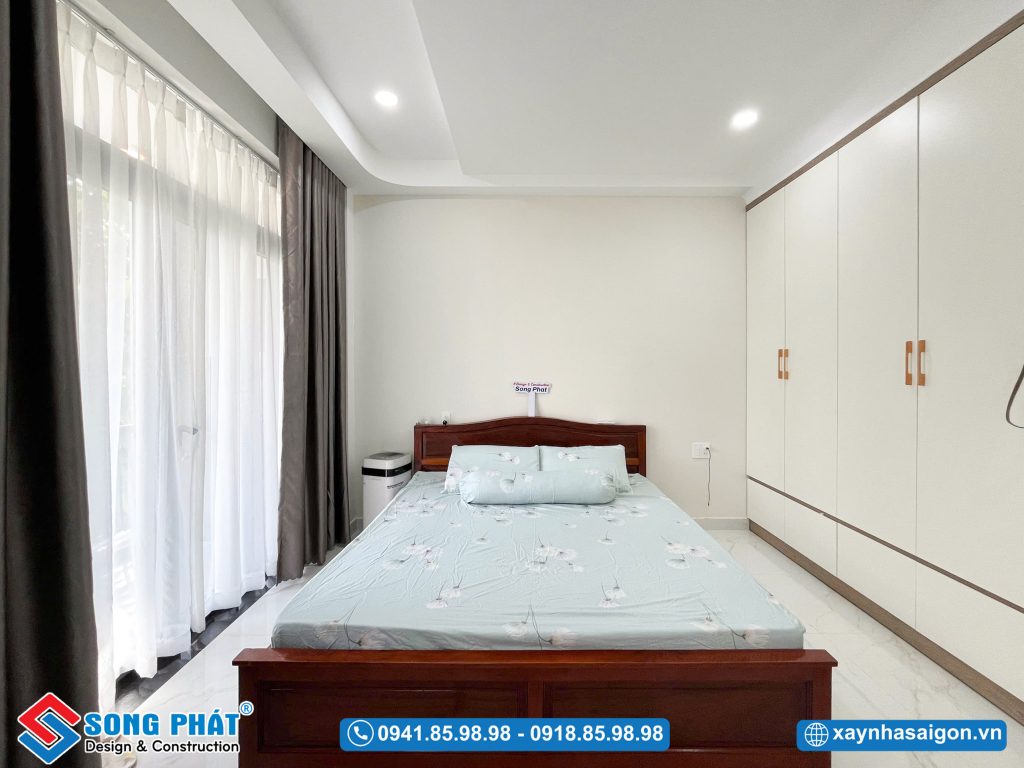 Mỗi phòng ngủ được gia đình lựa chọn nội thất theo sở thích