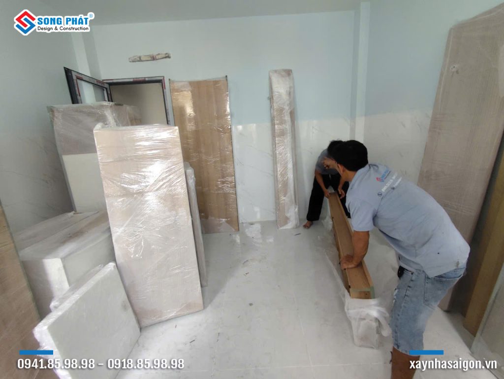Vận chuyển, thi công lắp đặt nội thất