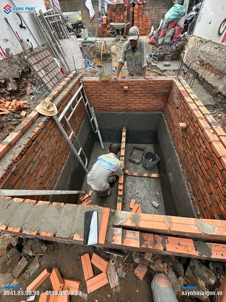 03/02 Xây tô hầm tự hoại