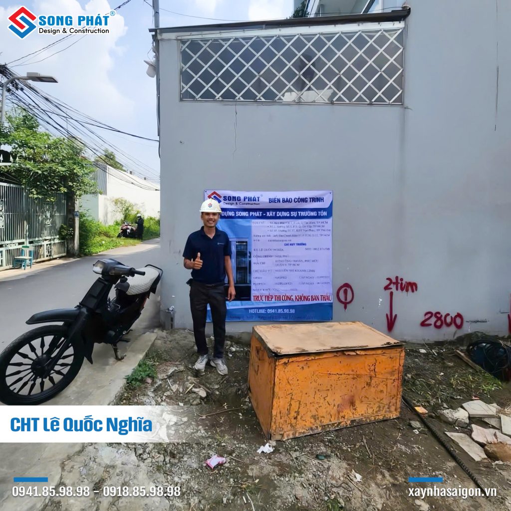 CHT Lê Quốc Nghĩa phụ trách công trình