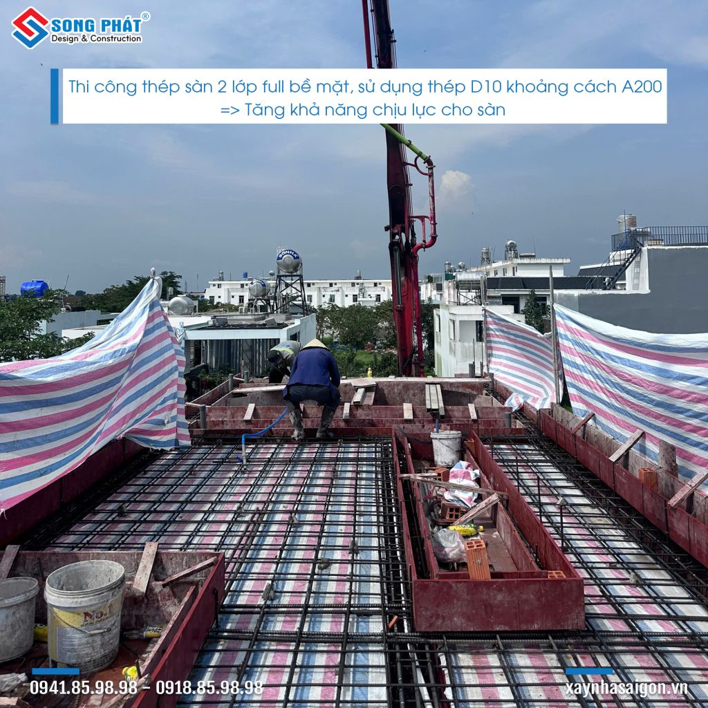 10/11 Hoàn thiện đi thép sàn mái