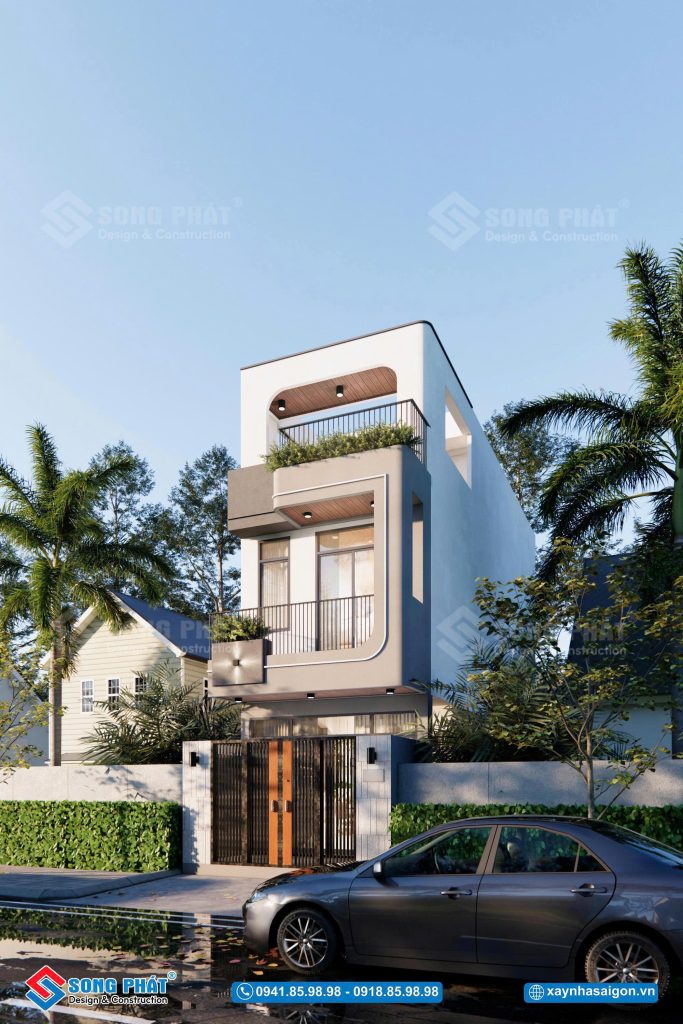 Hình khối bo cong tạo điểm nhấn thẩm mỹ rõ nét