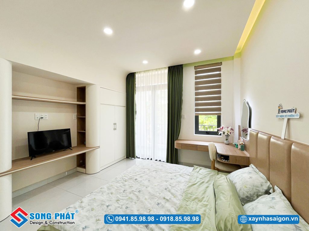 Rèm cửa 2 lớp điều chỉnh linh hoạt lượng ánh sáng vào không gian