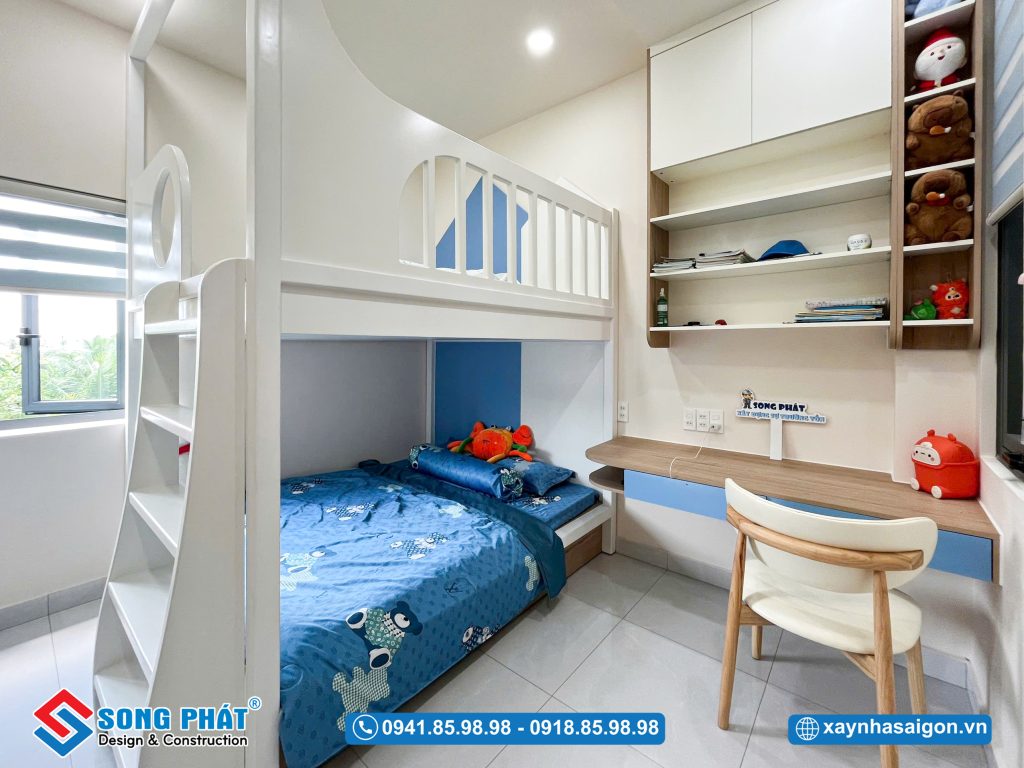 Không gian được thiết kế năng động và phù hợp với các bé