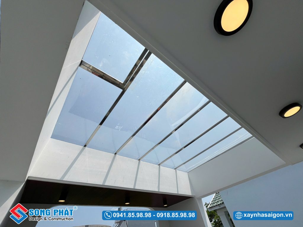 Tối ưu ánh sáng cho khu vực sân thượng