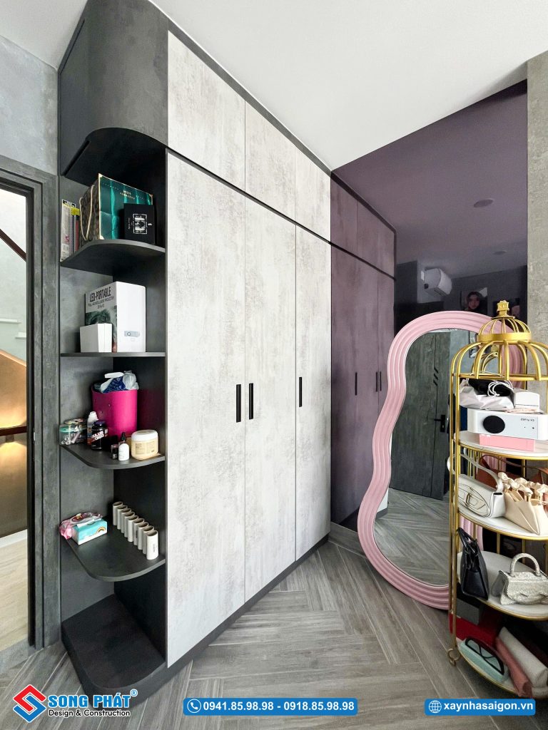 Tủ quần áo kịch trần tối ưu diện tích sử dụng