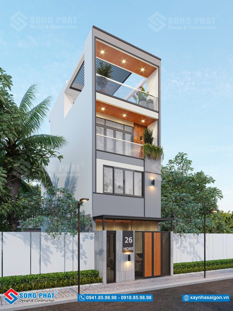 Hệ lam tăng tính thẩm mỹ cho tổng thể công trình