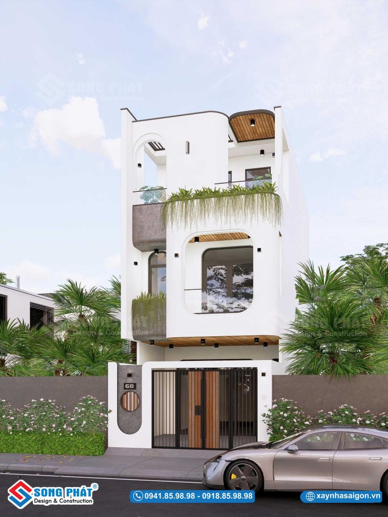 Tone trắng mang đến vẻ đẹp thanh lịch cho tổng thể