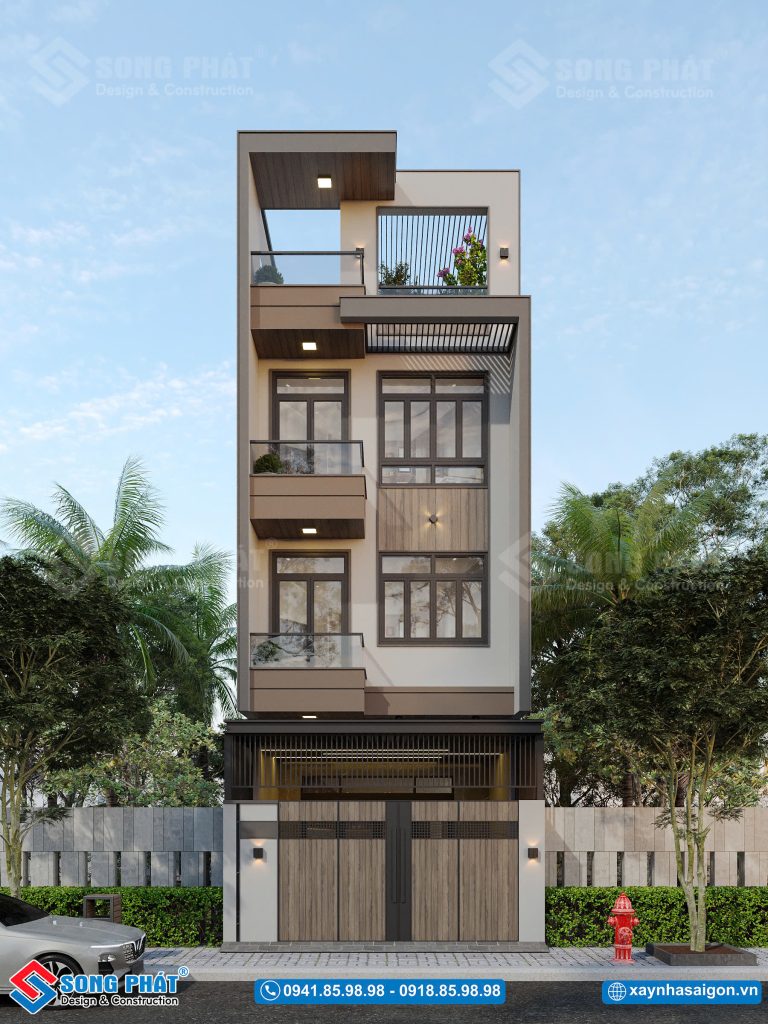 Phương án mặt tiền gia đình chị Linh đã chốt.
